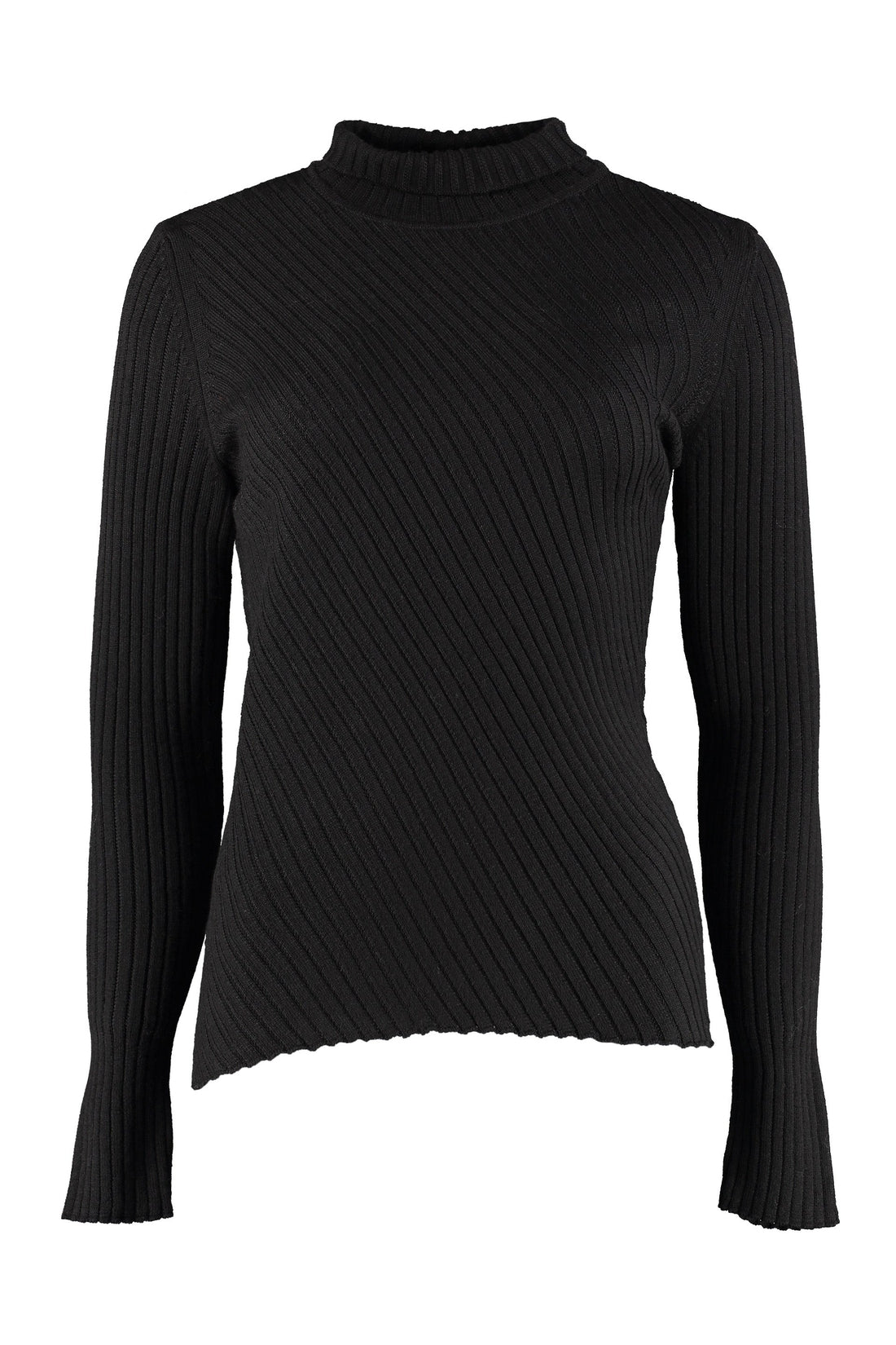 Pinko-OUTLET-SALE-Precolombiano ribbed turtleneck sweater-ARCHIVIST