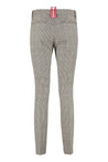 Dsquared2-OUTLET-SALE-Prince of Wales checked virgin wool trousers-ARCHIVIST