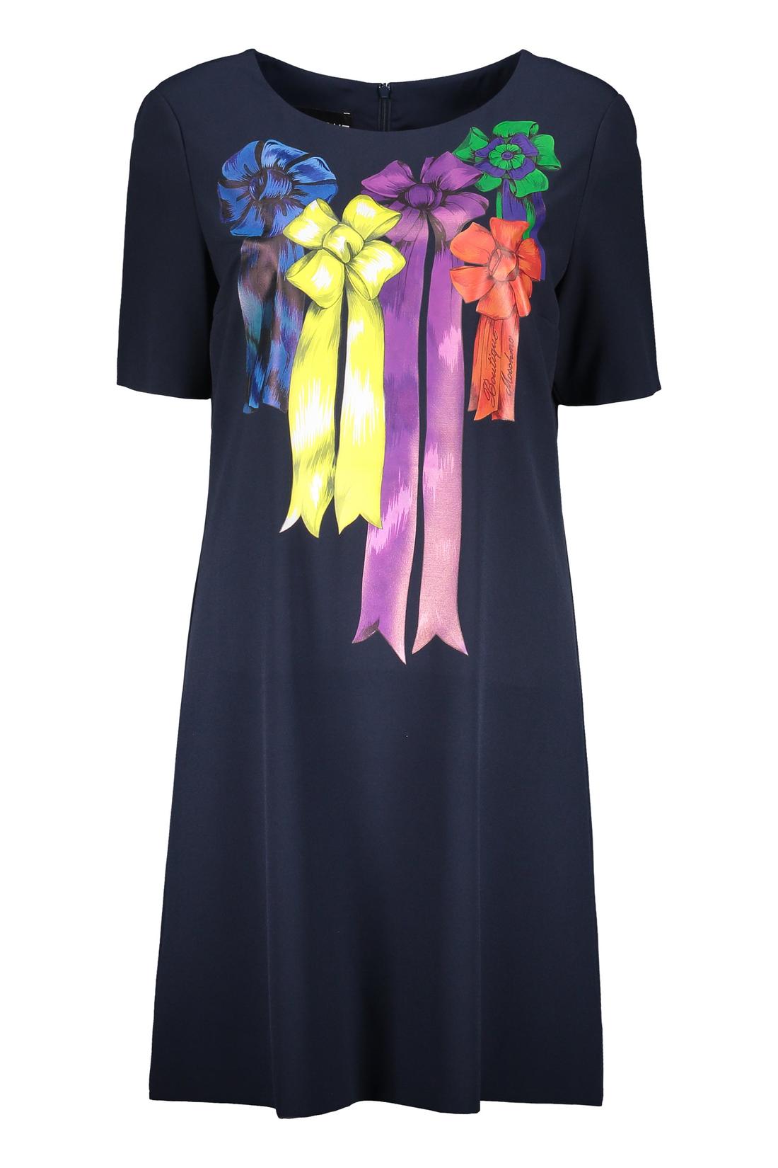 Moschino-OUTLET-SALE-Print mini dress-ARCHIVIST