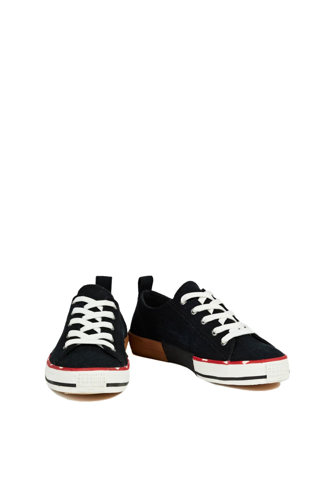 Maison Margiela-OUTLET-SALE-Printed Logo Canvas Sneakers-ARCHIVIST