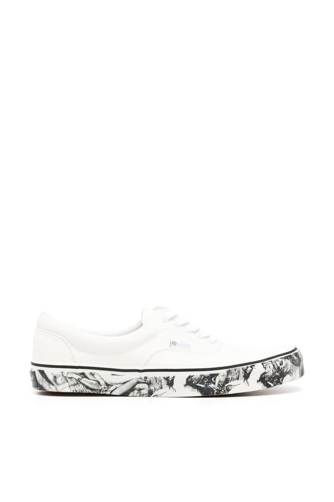 Undercover-OUTLET-SALE-Printed Soles Canvas Sneakers-ARCHIVIST