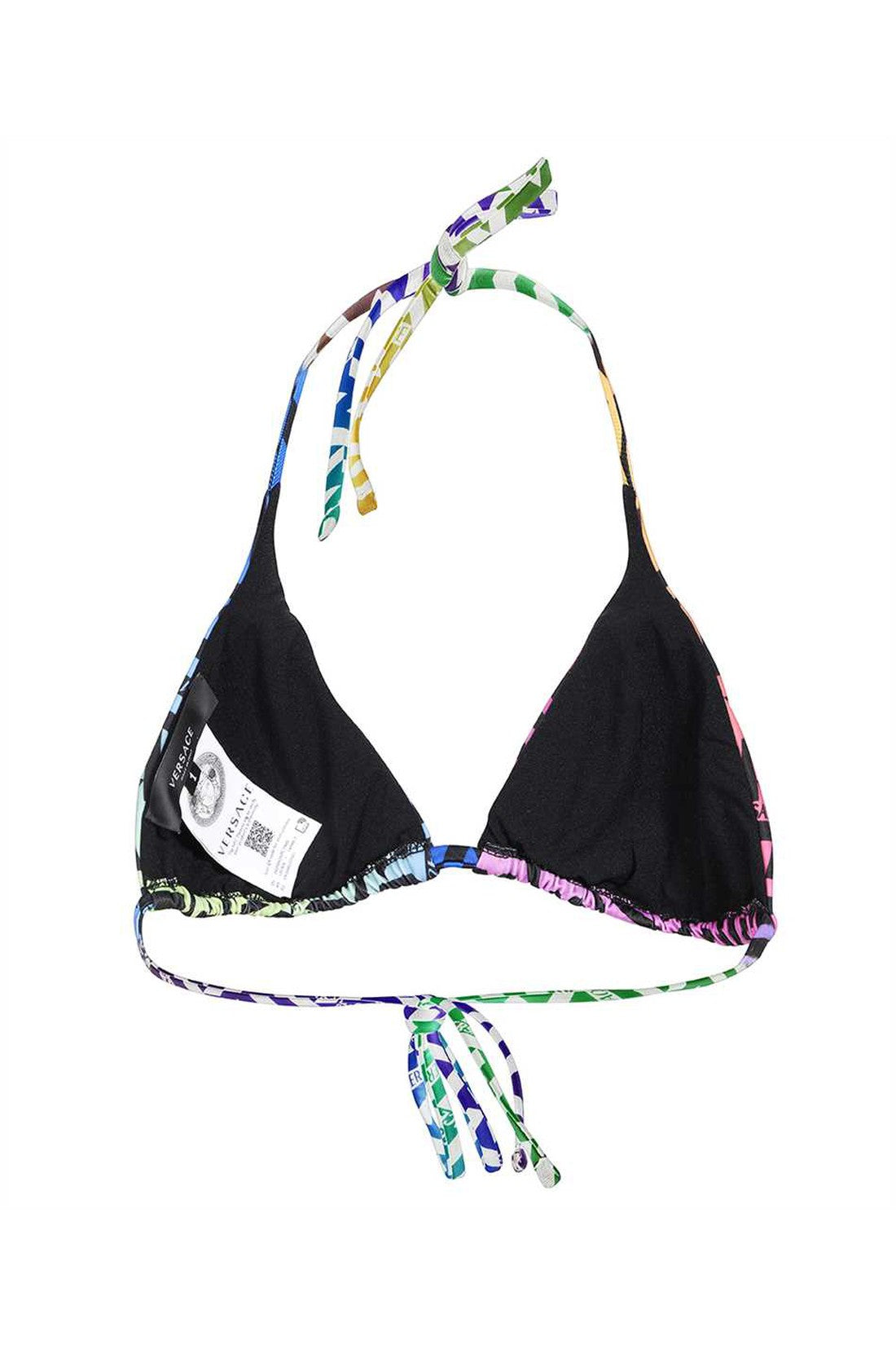 Versace-OUTLET-SALE-Printed bikini top-ARCHIVIST