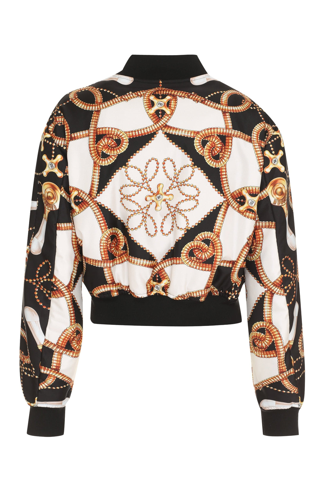 Moschino-OUTLET-SALE-Printed bomber jacket-ARCHIVIST