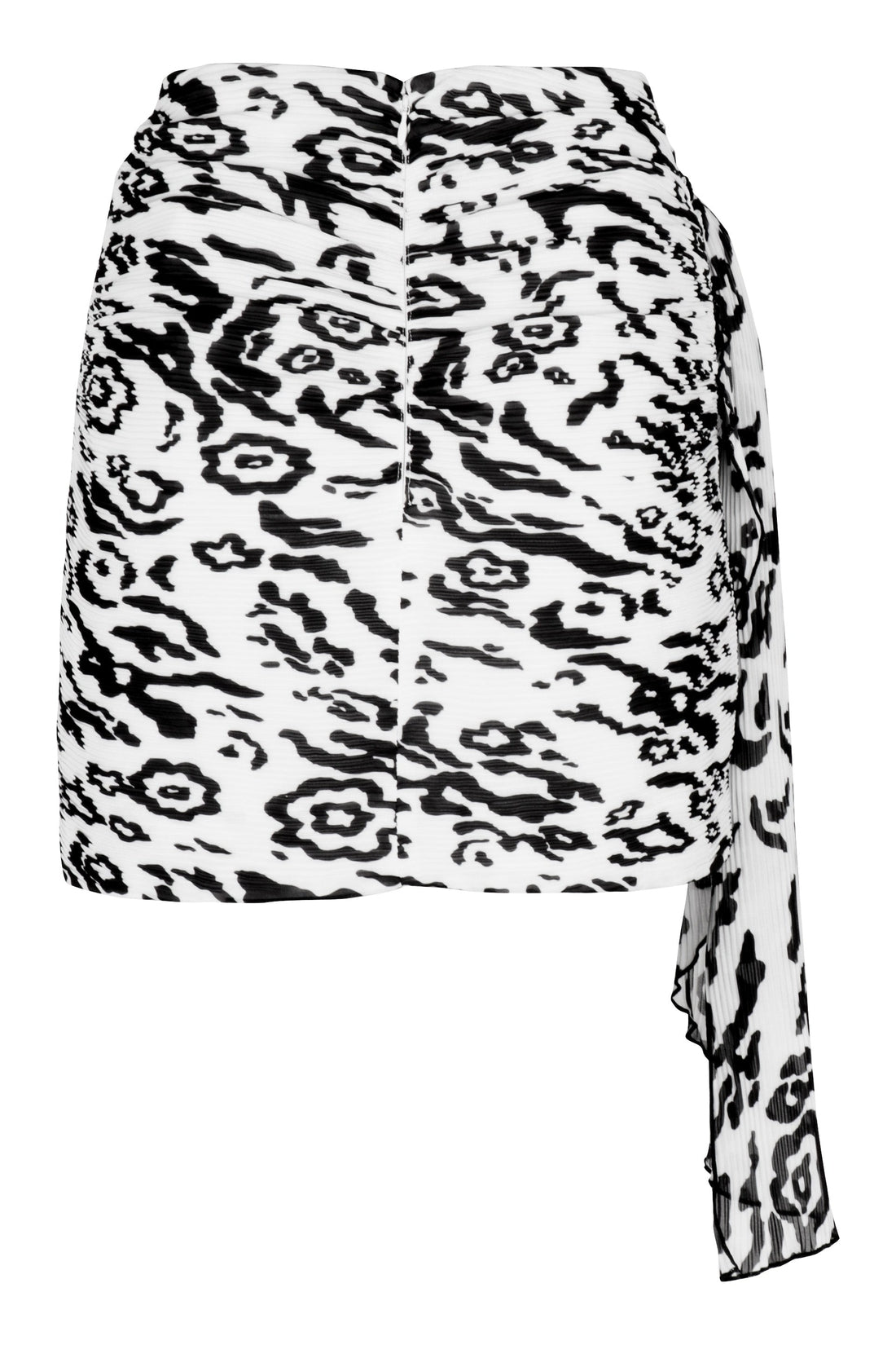 Self-Portrait-OUTLET-SALE-Printed chiffon mini skirt-ARCHIVIST