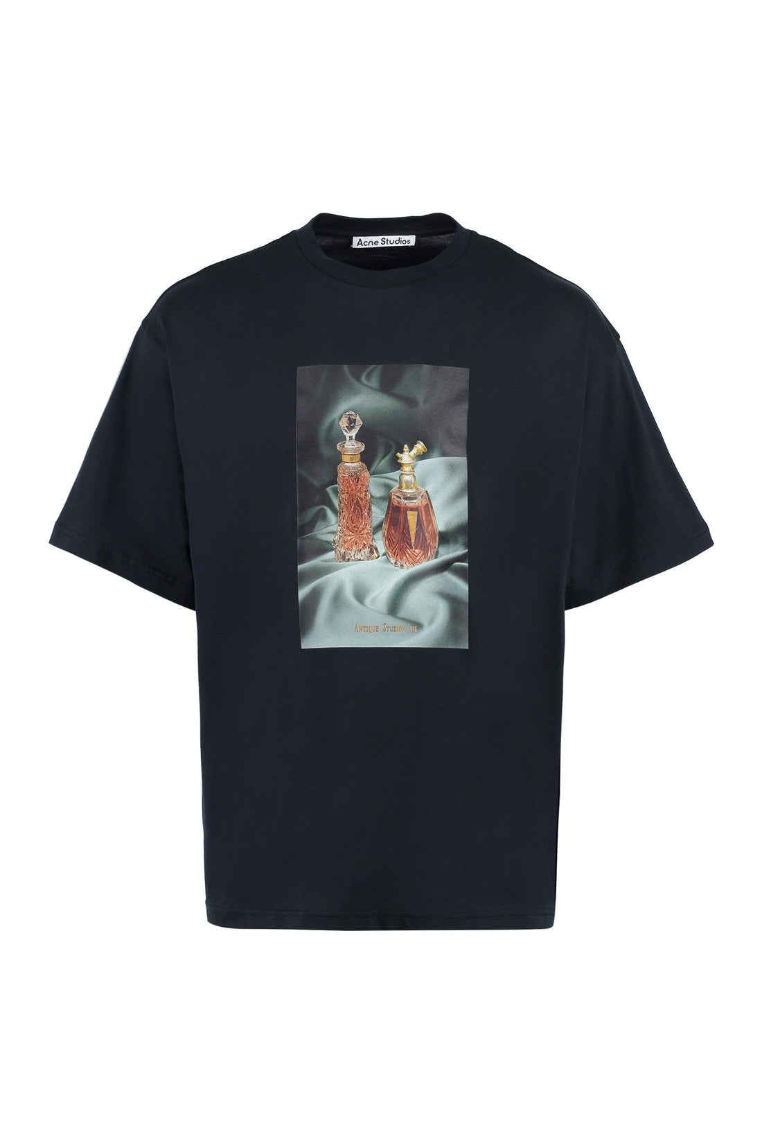 Acne Studios-OUTLET-SALE-Printed cotton T-shirt-ARCHIVIST