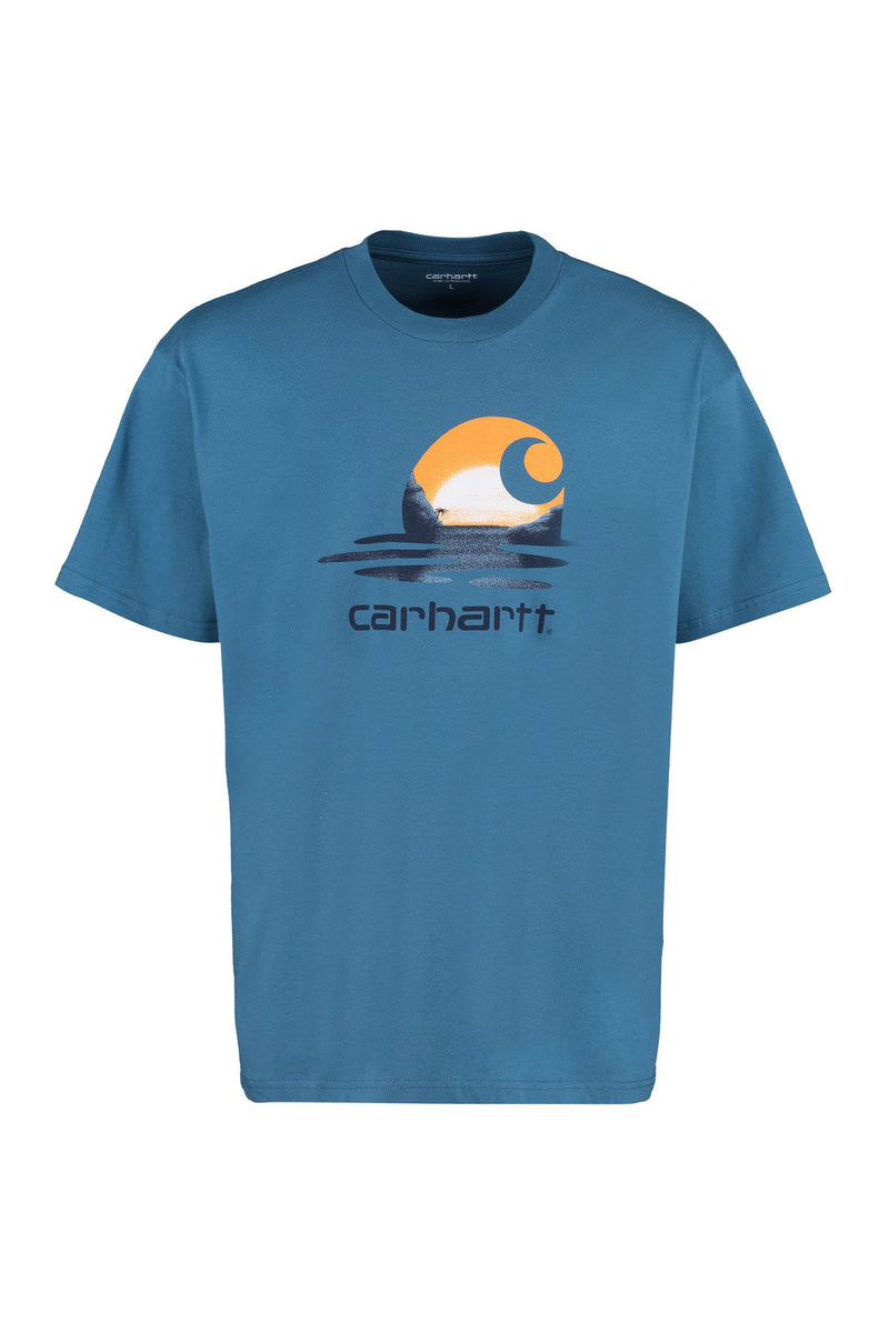Carhartt-OUTLET-SALE-Printed cotton T-shirt-ARCHIVIST