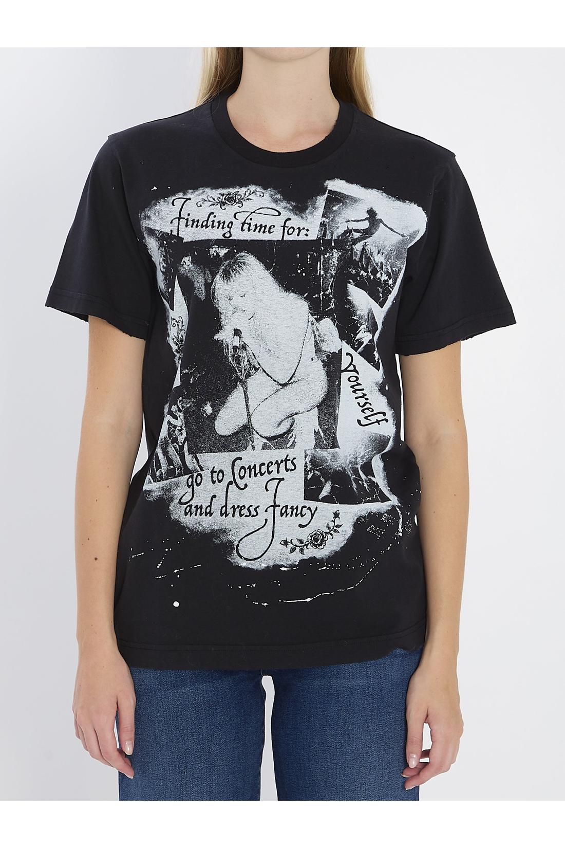 Dolce & Gabbana-OUTLET-SALE-Printed cotton T-shirt-ARCHIVIST