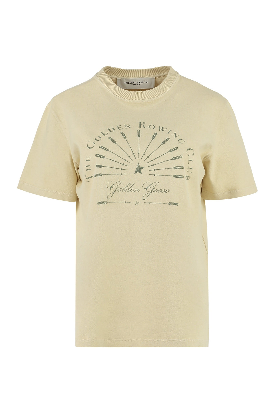 Golden Goose-OUTLET-SALE-Printed cotton T-shirt-ARCHIVIST