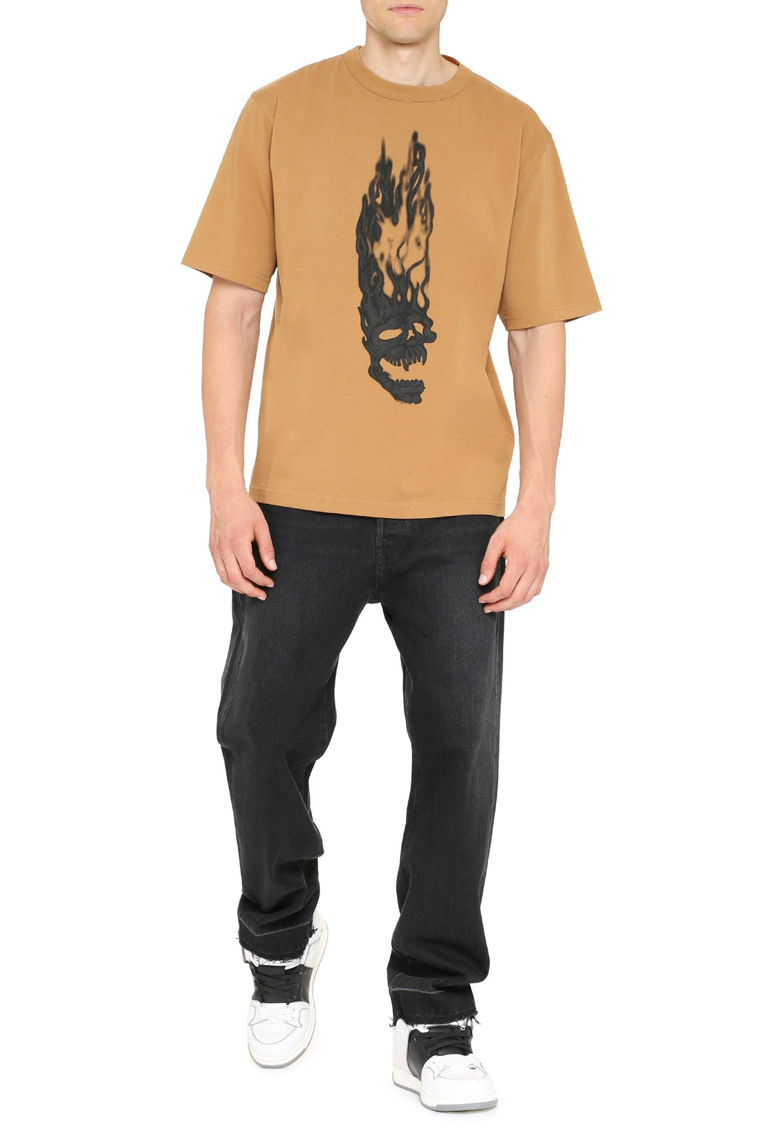 Heron Preston-OUTLET-SALE-Printed cotton T-shirt-ARCHIVIST