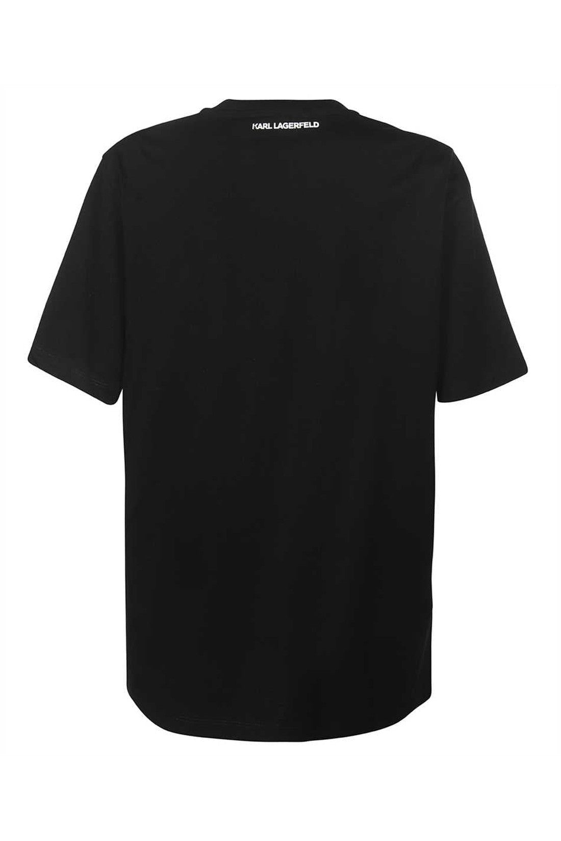 Karl Lagerfeld-OUTLET-SALE-Printed cotton T-shirt-ARCHIVIST