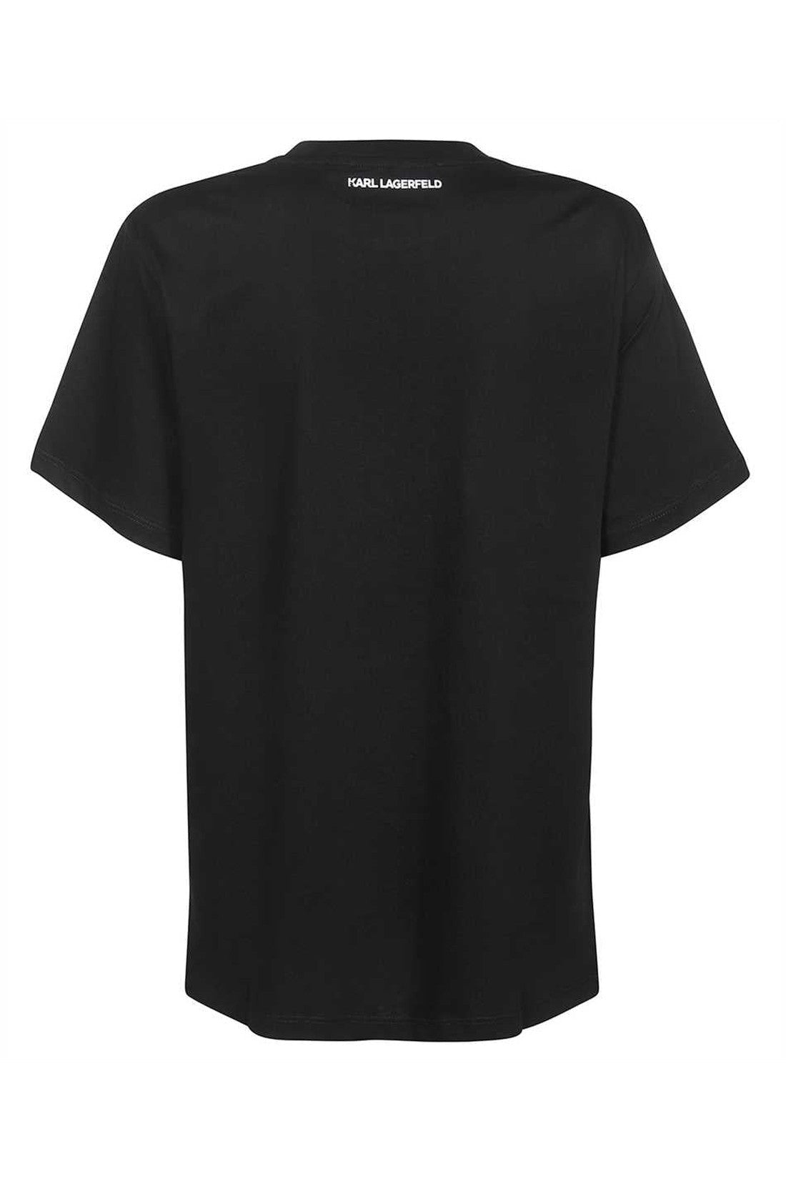 Karl Lagerfeld-OUTLET-SALE-Printed cotton T-shirt-ARCHIVIST