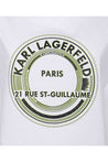 Karl Lagerfeld-OUTLET-SALE-Printed cotton T-shirt-ARCHIVIST