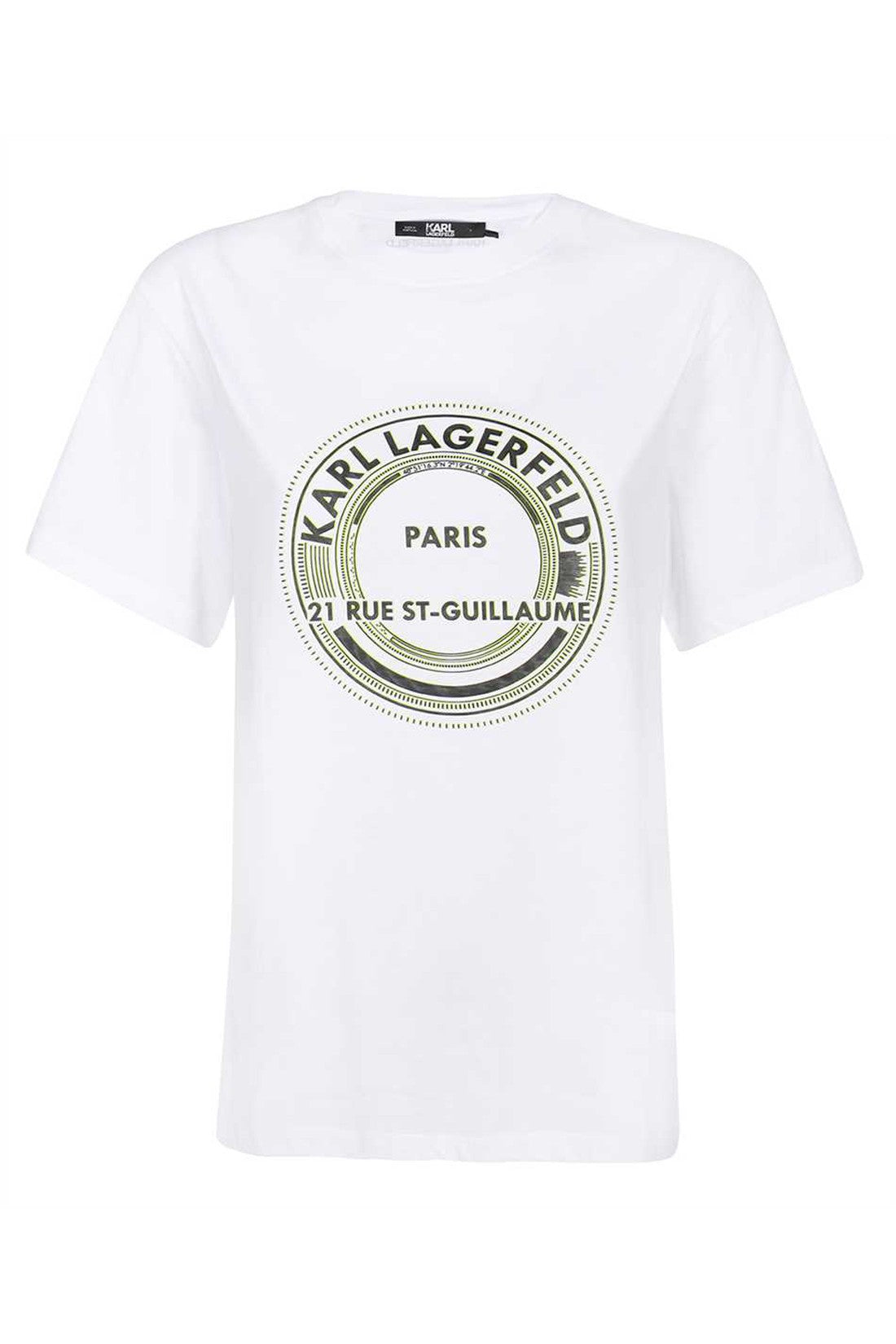 Karl Lagerfeld-OUTLET-SALE-Printed cotton T-shirt-ARCHIVIST