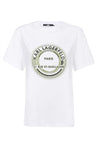 Karl Lagerfeld-OUTLET-SALE-Printed cotton T-shirt-ARCHIVIST