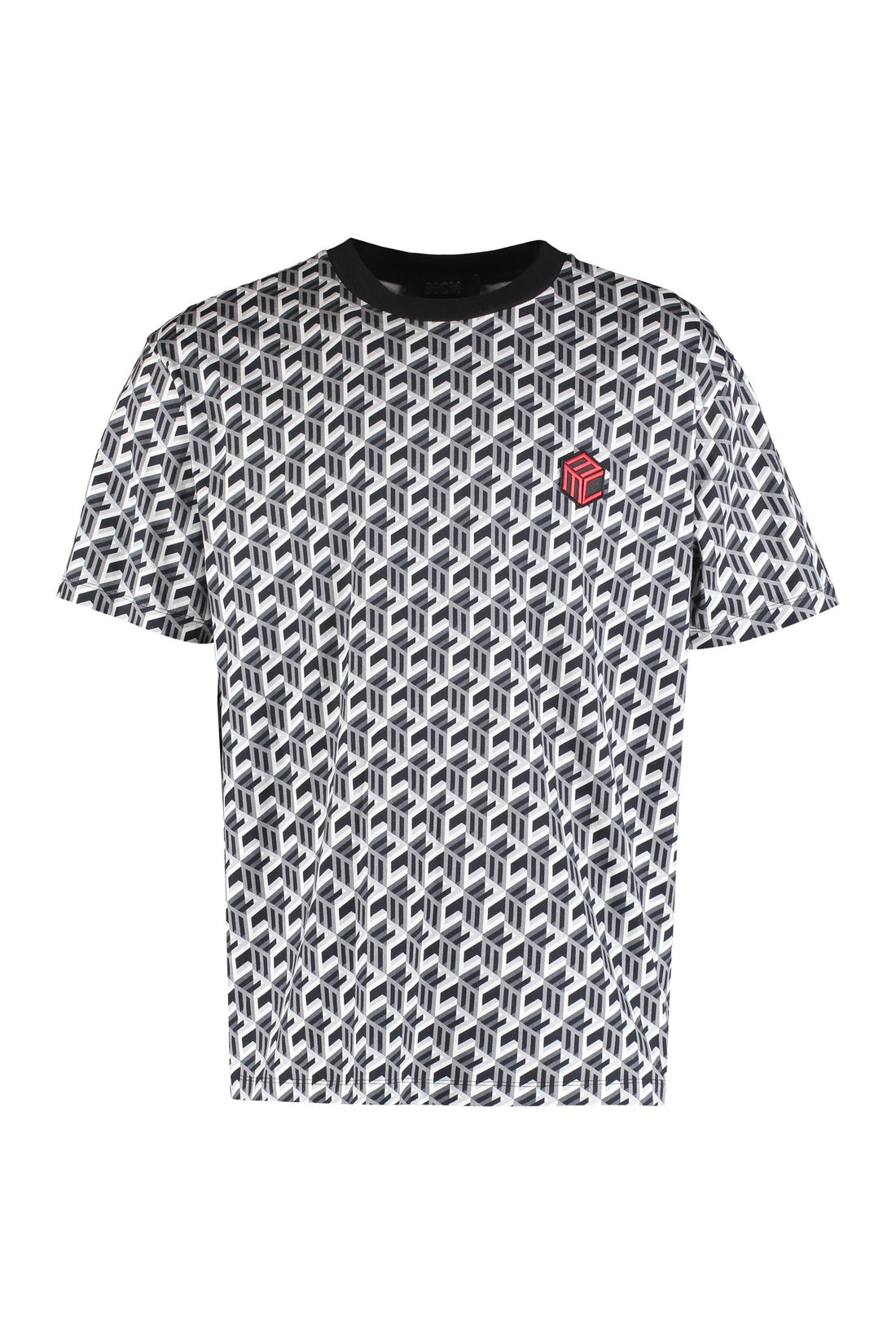 MCM-OUTLET-SALE-Printed cotton T-shirt-ARCHIVIST