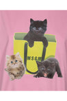 MSGM-OUTLET-SALE-Printed cotton T-shirt-ARCHIVIST