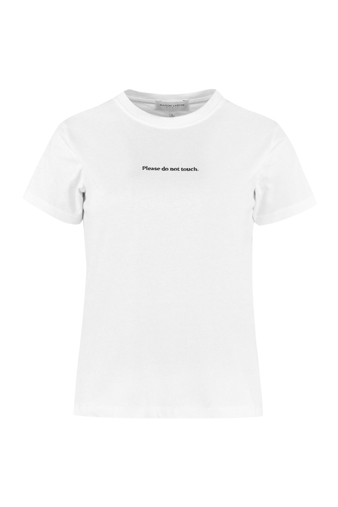 Maison Labiche-OUTLET-SALE-Printed cotton T-shirt-ARCHIVIST