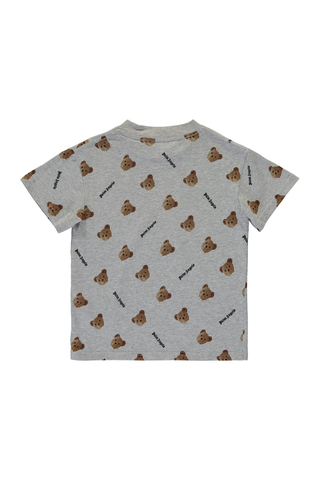 Palm Angels Kids-OUTLET-SALE-Printed cotton T-shirt-ARCHIVIST