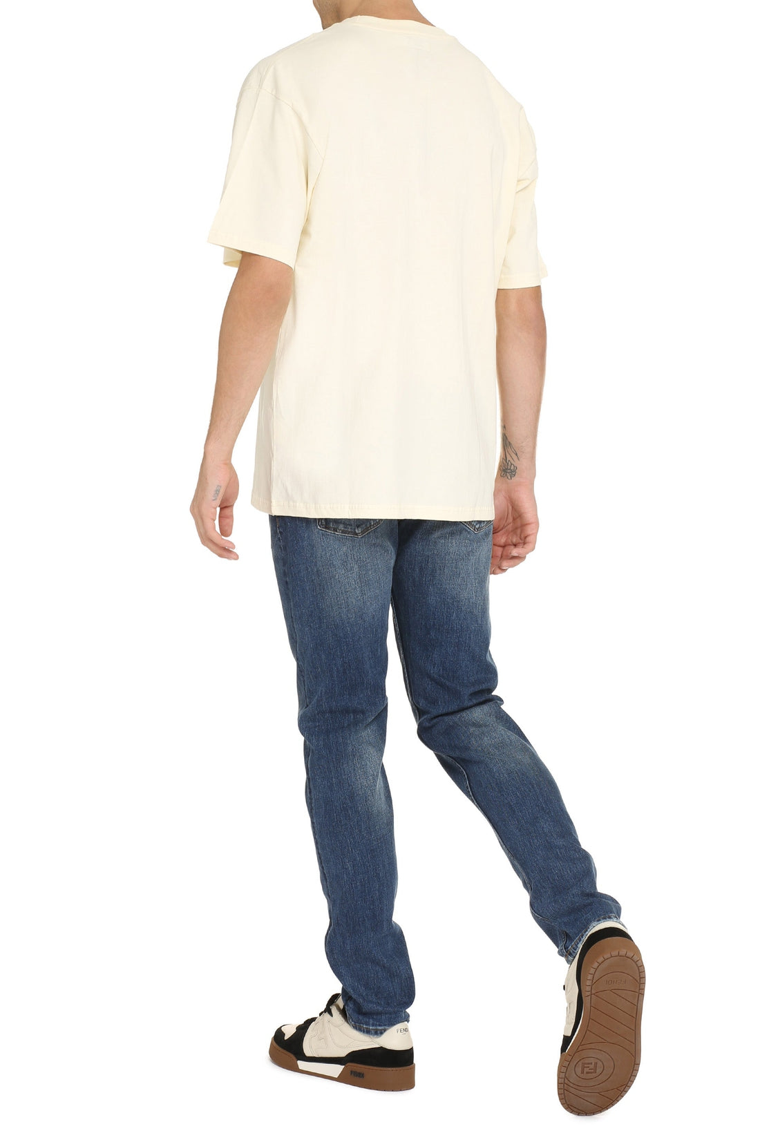 Piralo-OUTLET-SALE-Printed cotton T-shirt-ARCHIVIST