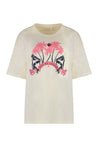 See By Chloé-OUTLET-SALE-Printed cotton T-shirt-ARCHIVIST