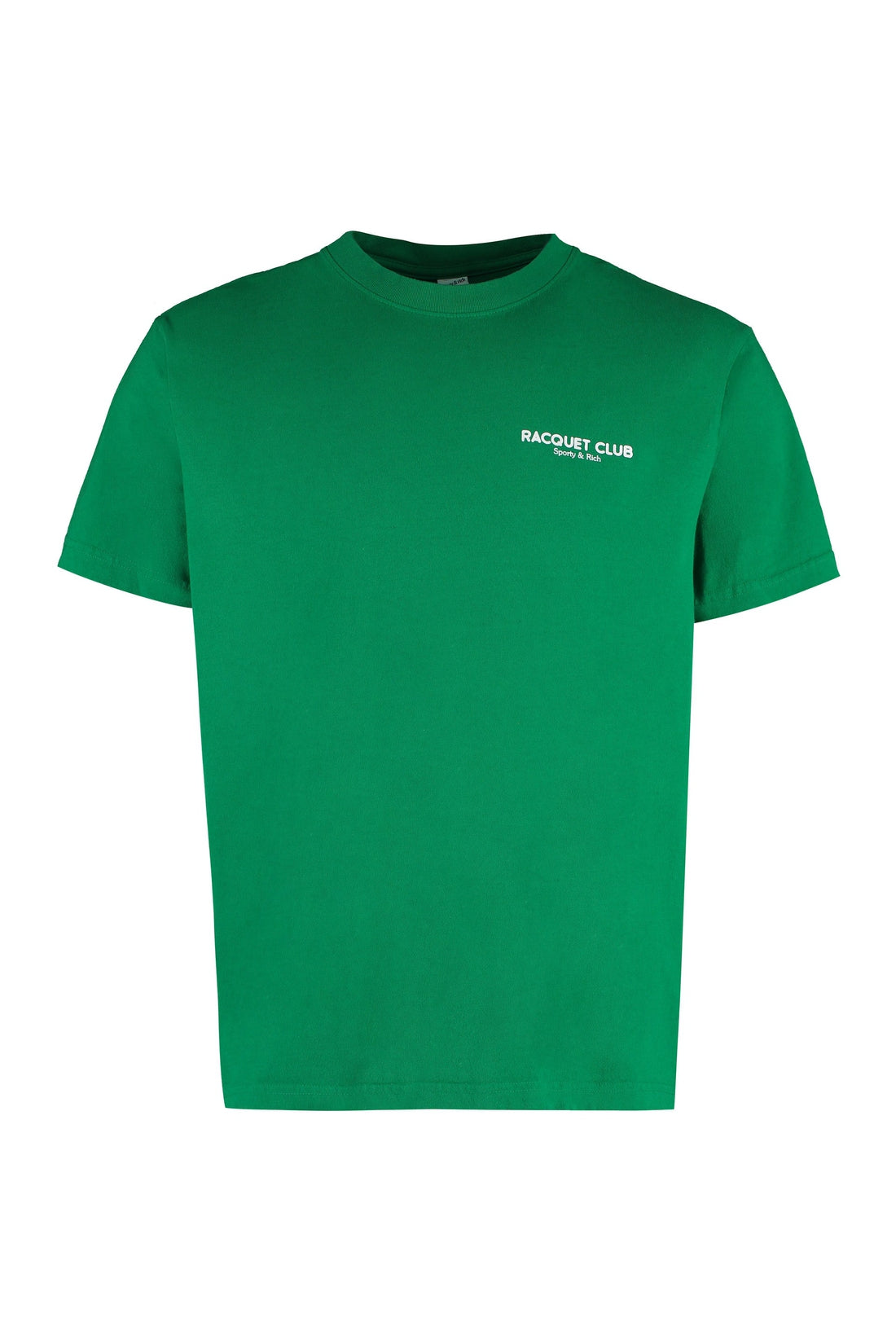 Sporty & Rich-OUTLET-SALE-Printed cotton T-shirt-ARCHIVIST