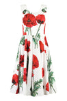 Dolce & Gabbana-OUTLET-SALE-Printed cotton dress-ARCHIVIST