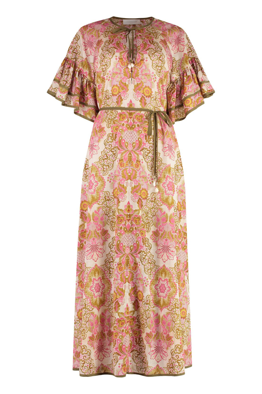 Zimmermann-OUTLET-SALE-Printed cotton dress-ARCHIVIST