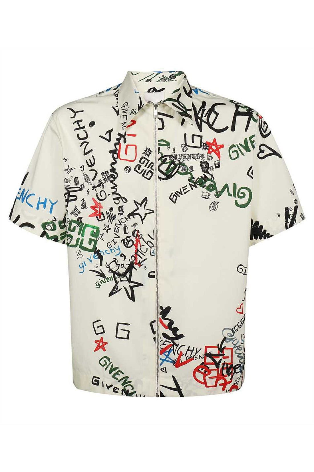 Givenchy-OUTLET-SALE-Printed cotton shirt-ARCHIVIST