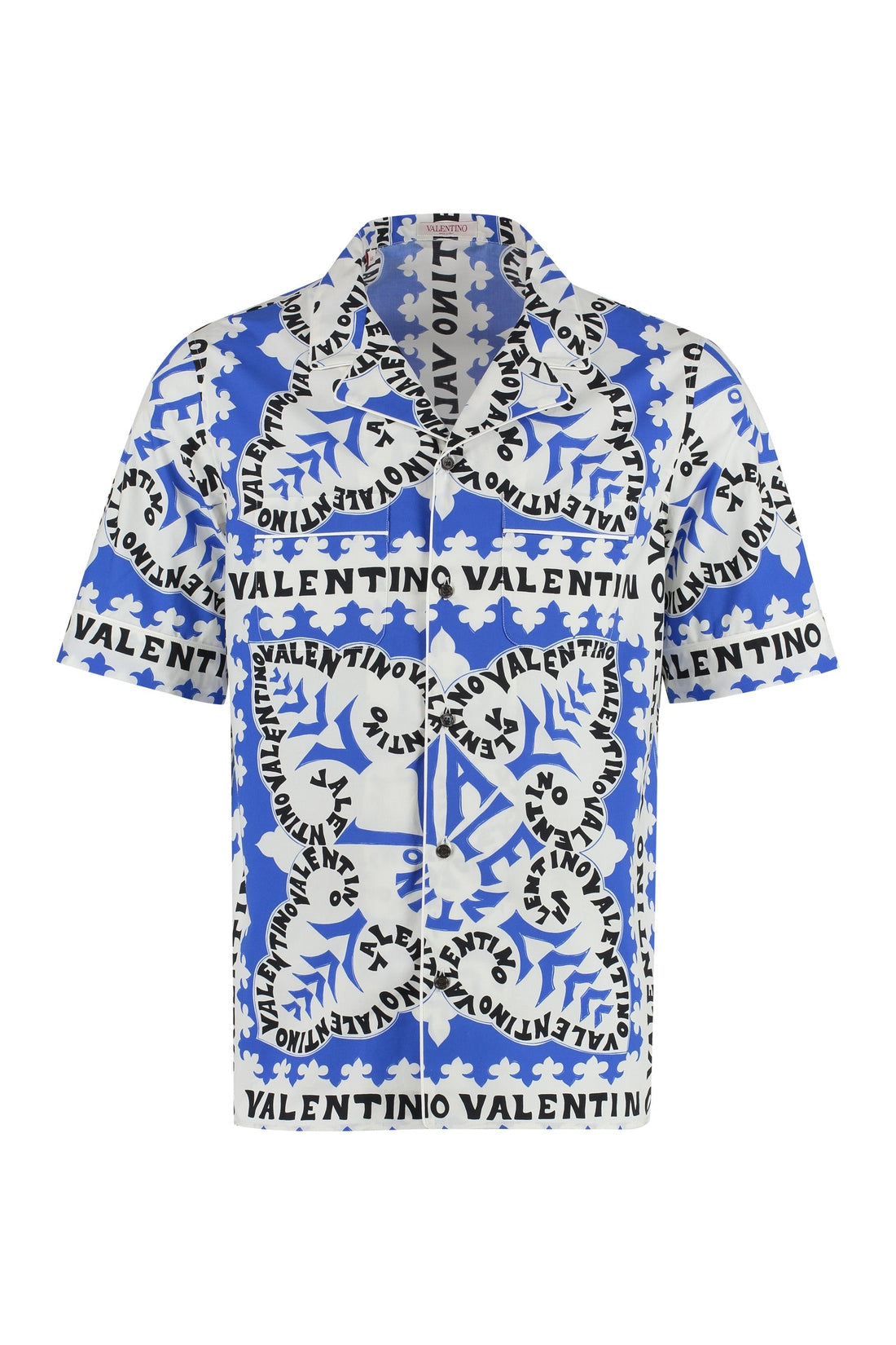 Valentino-OUTLET-SALE-Printed cotton shirt-ARCHIVIST