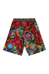 Piralo-OUTLET-SALE-Printed cotton shorts-ARCHIVIST