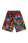 Piralo-OUTLET-SALE-Printed cotton shorts-ARCHIVIST