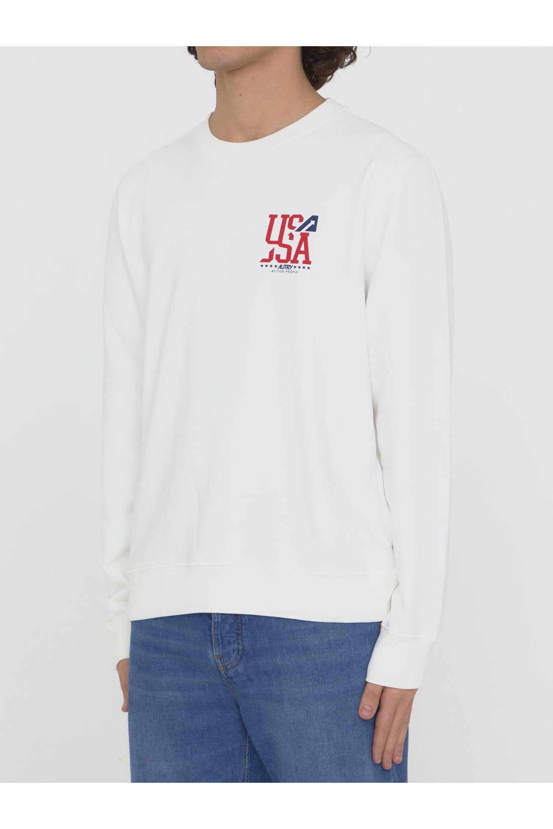 AUTRY-OUTLET-SALE-Printed cotton sweatshirt-ARCHIVIST