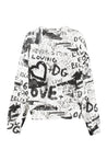 Dolce & Gabbana-OUTLET-SALE-Printed cotton sweatshirt-ARCHIVIST