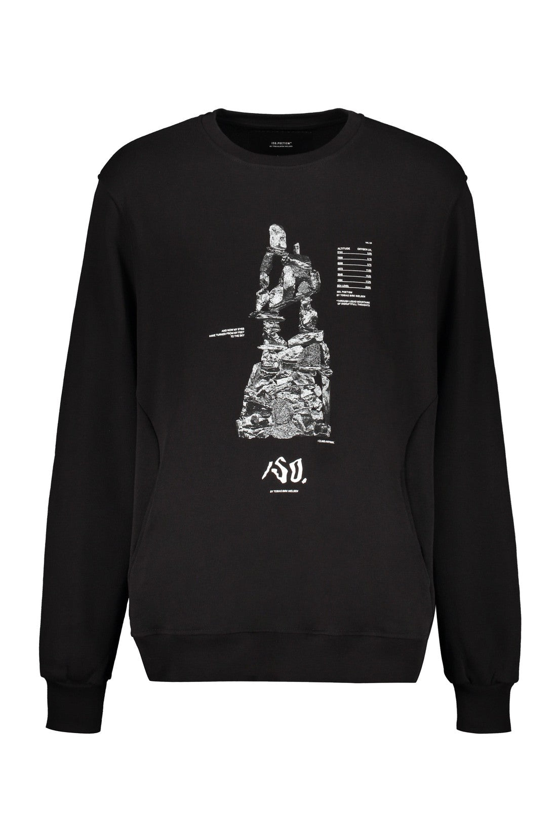 ISO.POETISM-OUTLET-SALE-Printed cotton sweatshirt-ARCHIVIST