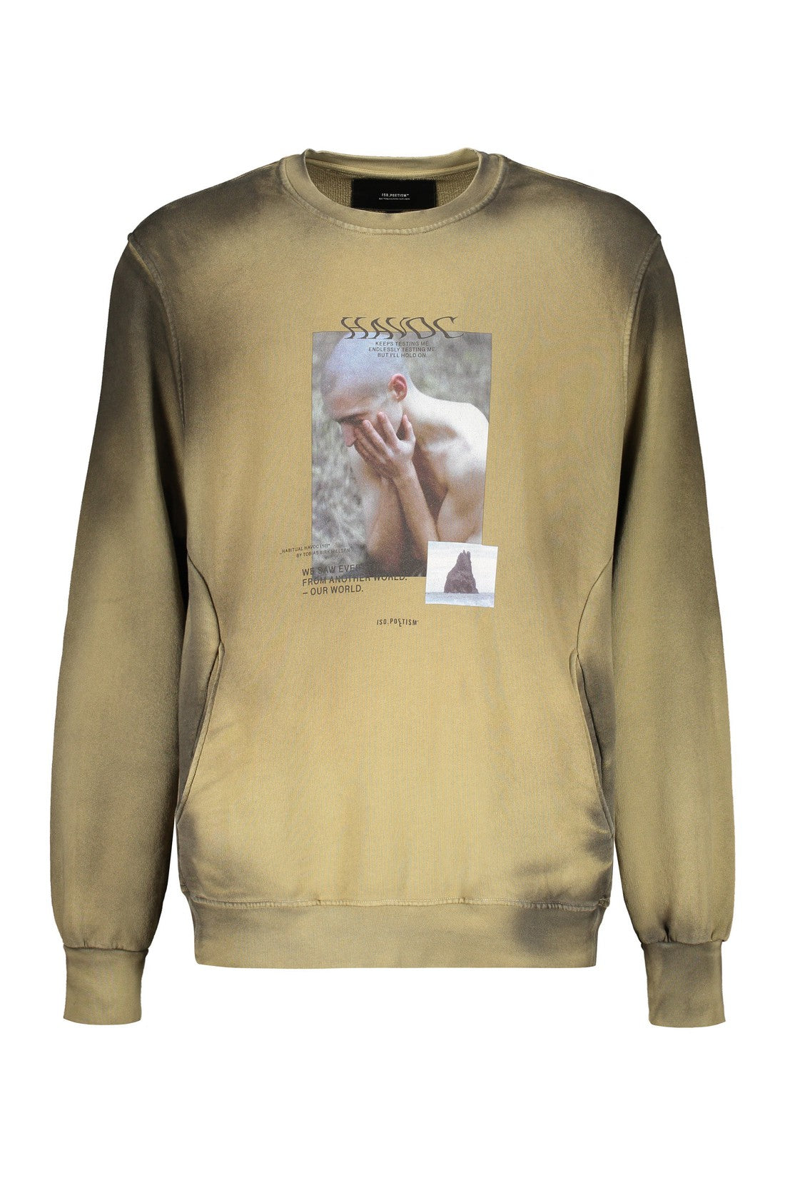 ISO.POETISM-OUTLET-SALE-Printed cotton sweatshirt-ARCHIVIST