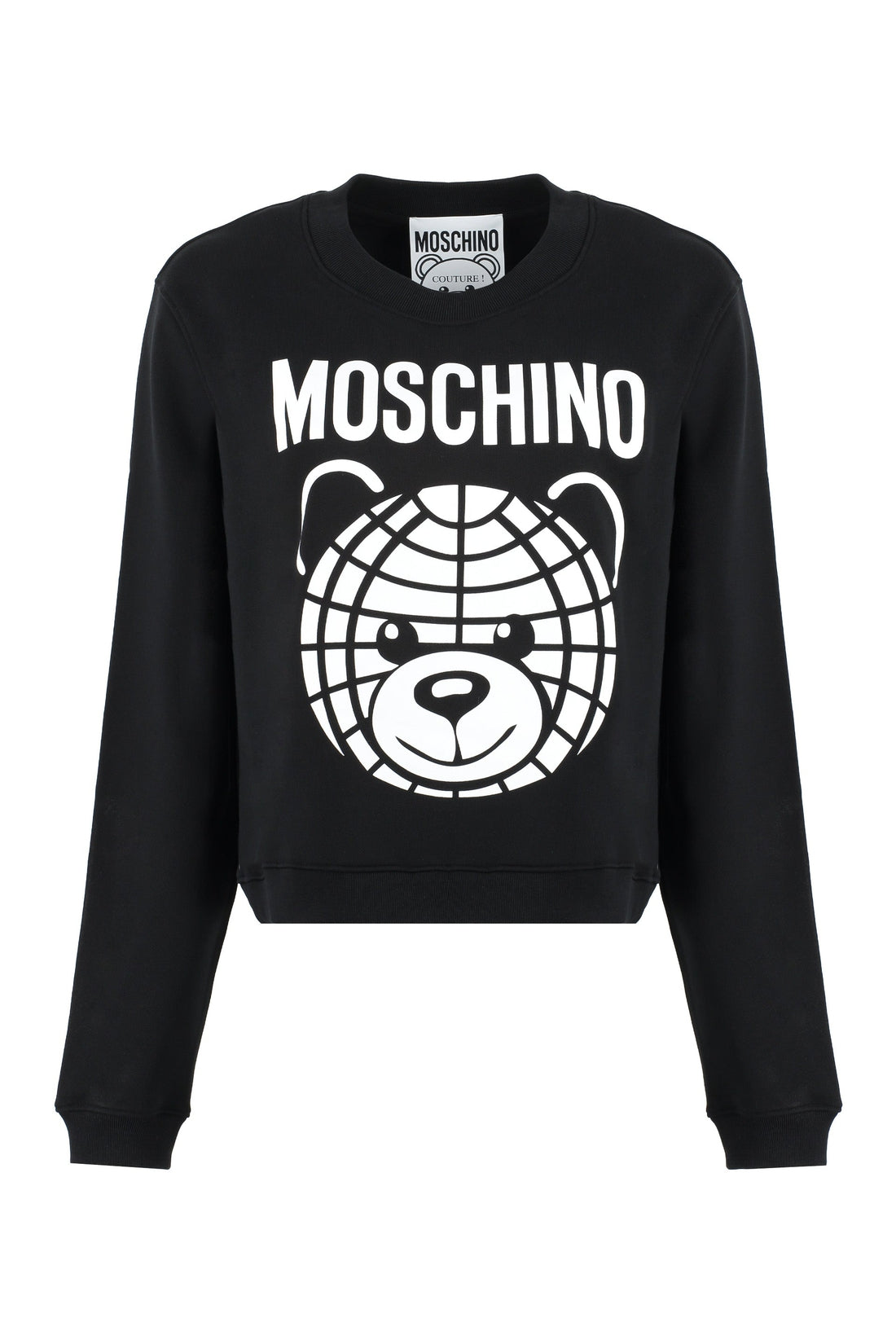 Moschino-OUTLET-SALE-Printed cotton sweatshirt-ARCHIVIST