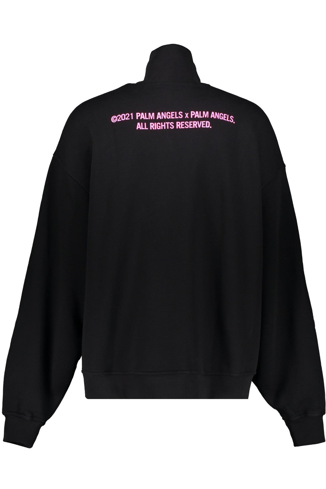 Palm Angels-OUTLET-SALE-Printed cotton sweatshirt-ARCHIVIST