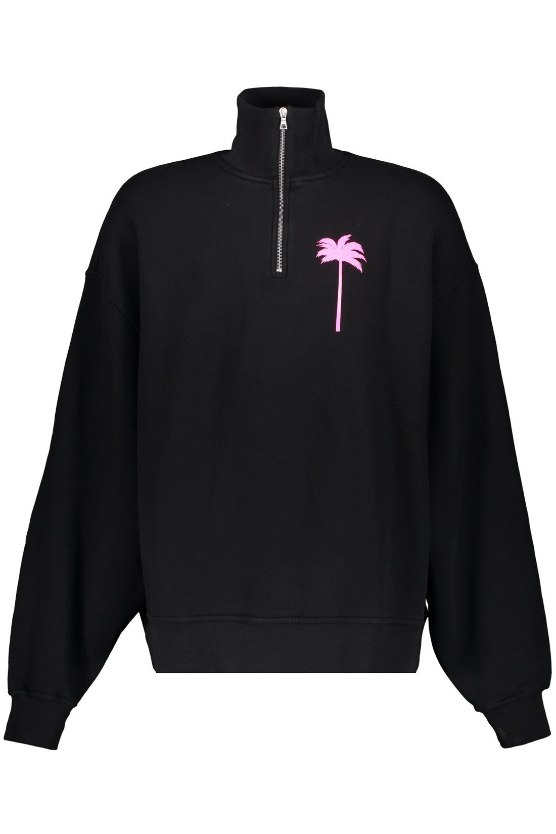 Palm Angels-OUTLET-SALE-Printed cotton sweatshirt-ARCHIVIST