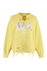 Palm Angels-OUTLET-SALE-Printed cotton sweatshirt-ARCHIVIST