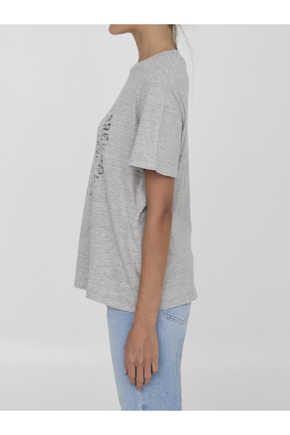 GOLDEN GOOSE-OUTLET-SALE-Printed cotton t-shirt-ARCHIVIST