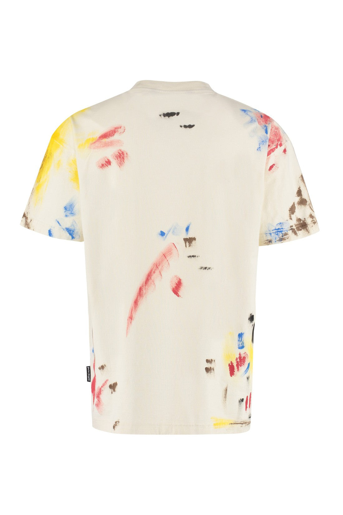 Palm Angels-OUTLET-SALE-Printed cotton t-shirt-ARCHIVIST