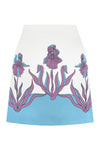 Boutique Moschino-OUTLET-SALE-Printed crepe skirt-ARCHIVIST