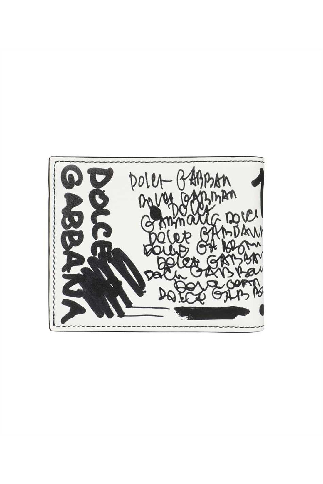 Dolce & Gabbana-OUTLET-SALE-Printed flap-over wallet-ARCHIVIST