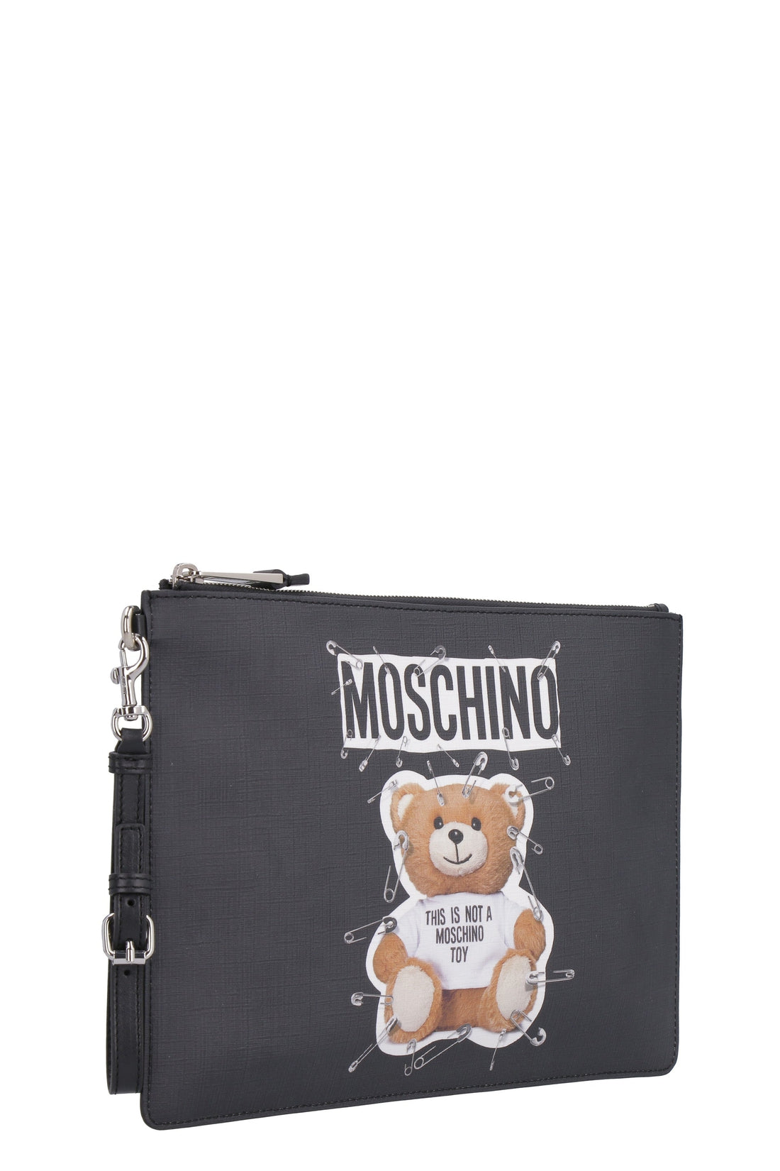 Moschino-OUTLET-SALE-Printed flat pouch-ARCHIVIST