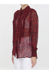 GANNI-OUTLET-SALE-Printed georgette shirt-ARCHIVIST