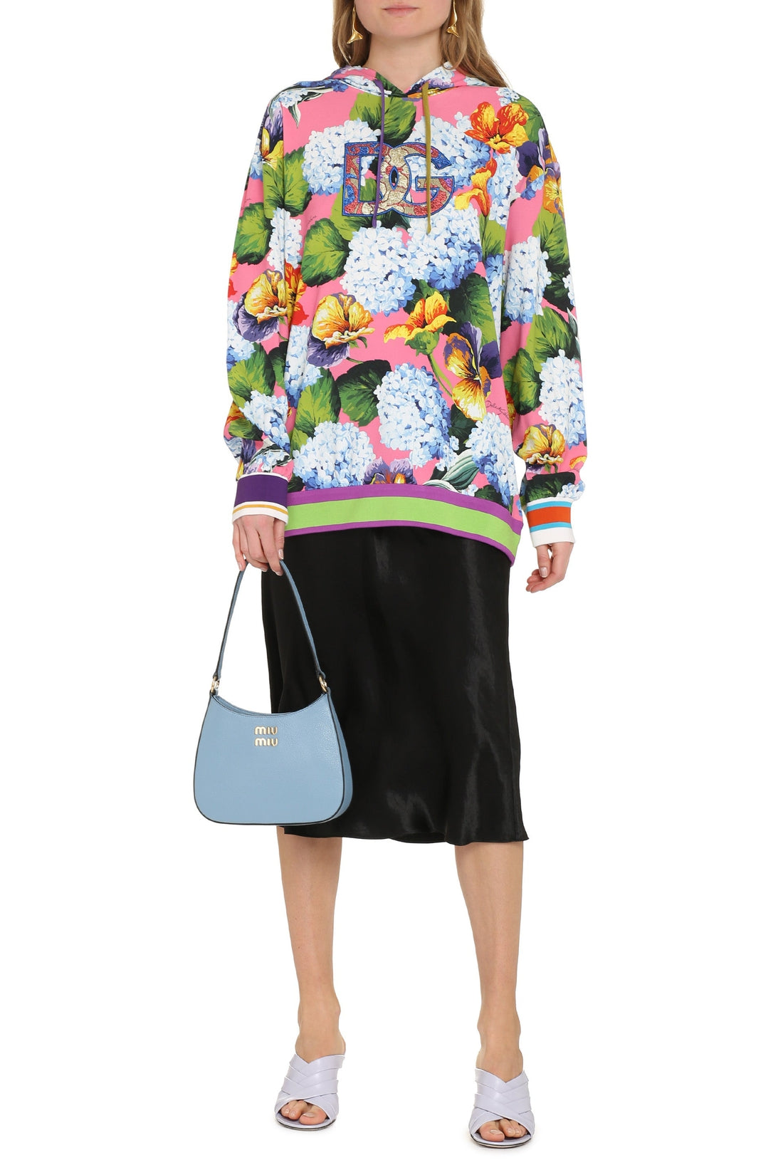 Dolce & Gabbana-OUTLET-SALE-Printed hoodie-ARCHIVIST