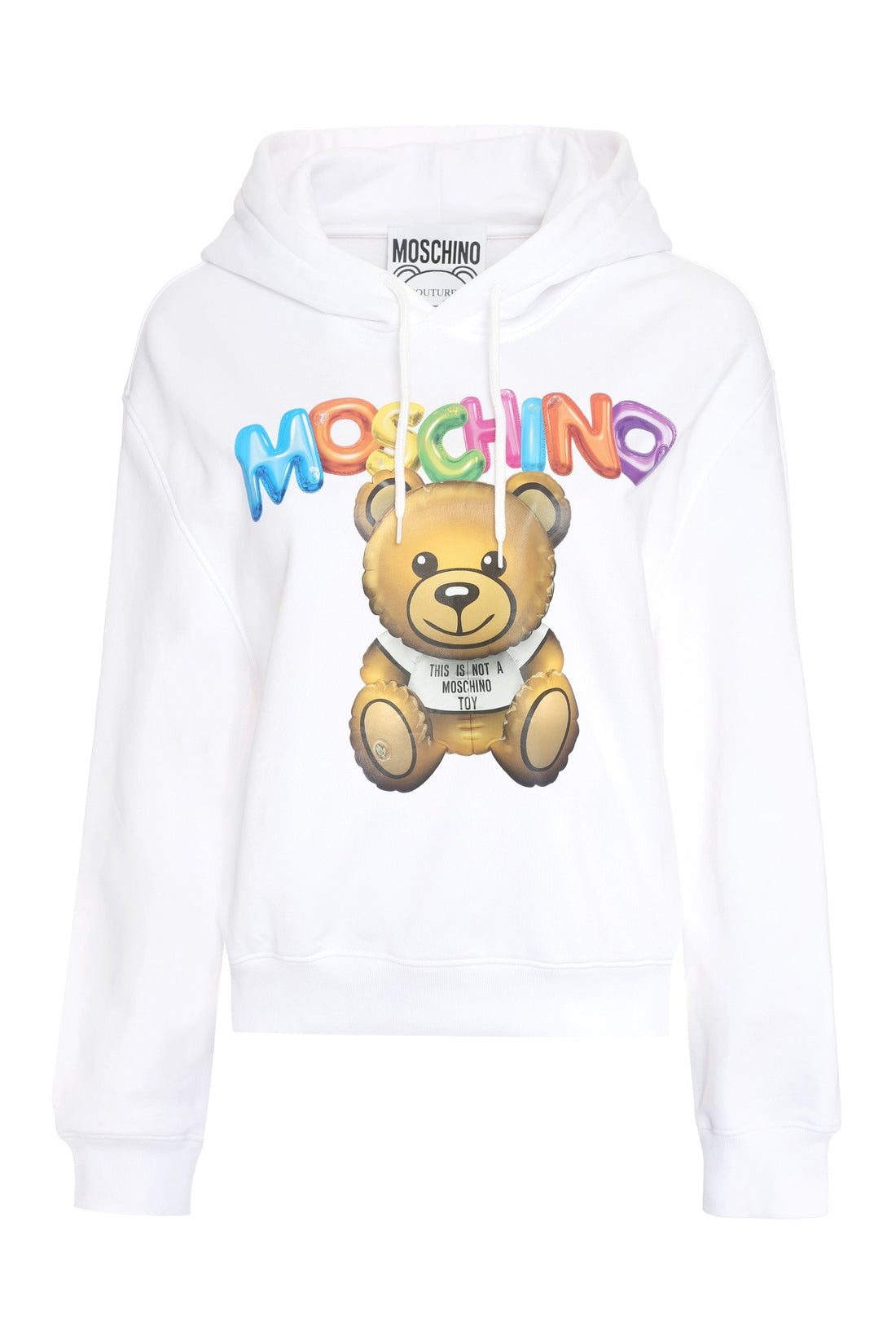 Moschino-OUTLET-SALE-Printed hoodie-ARCHIVIST