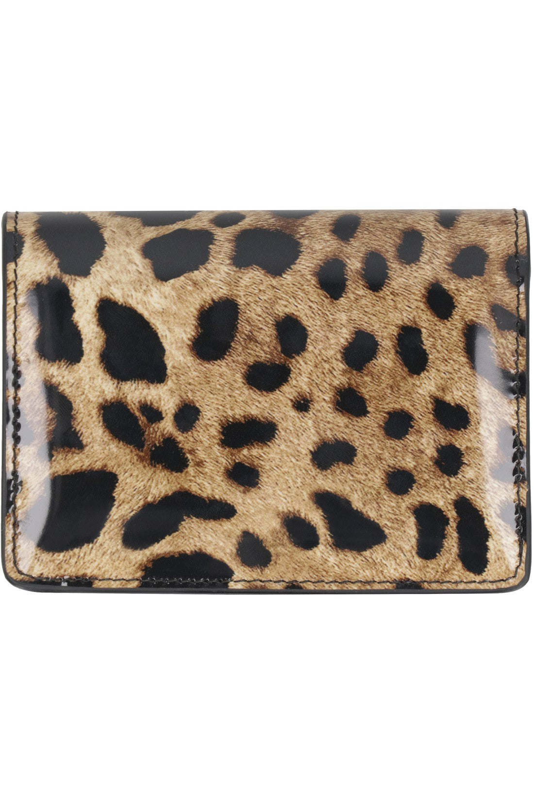 Dolce & Gabbana-OUTLET-SALE-Printed leather wallet-ARCHIVIST