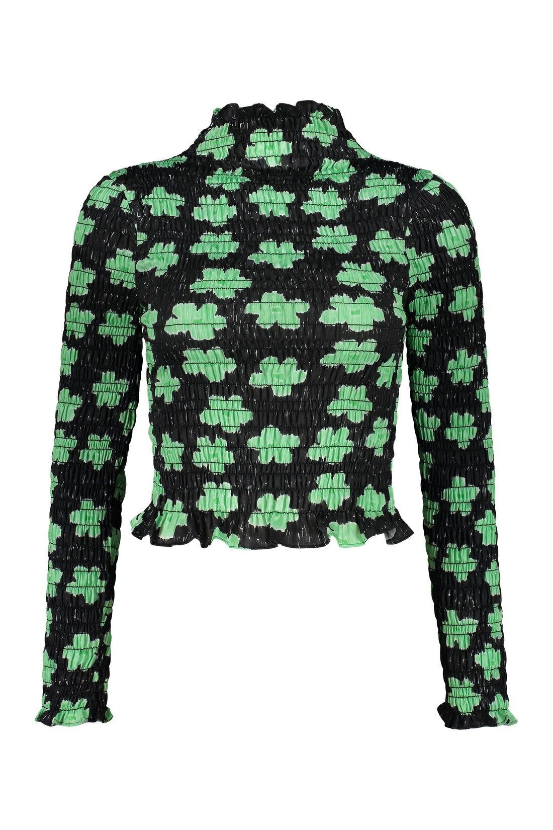 Amy Crookes-OUTLET-SALE-Printed long-sleeve top-ARCHIVIST