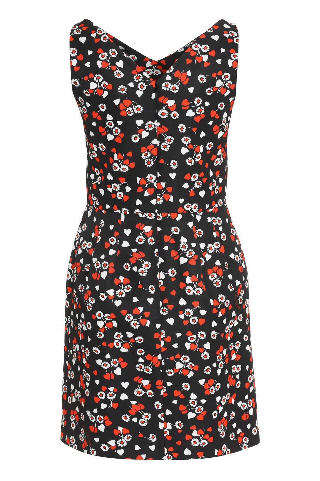 Moschino-OUTLET-SALE-Printed mini dress-ARCHIVIST